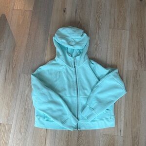 Mint Green full Zip-Up scuba